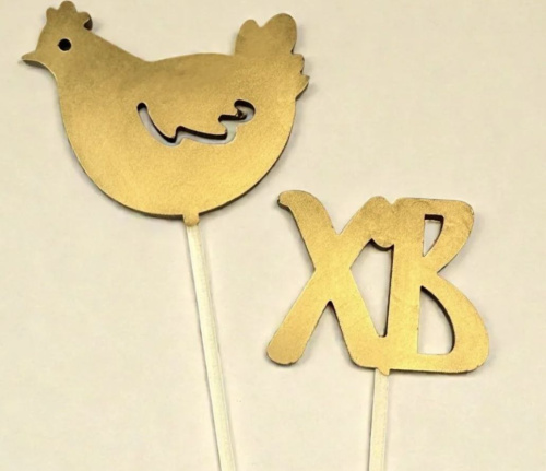 Набор из глазури на шпажках Пасхальный