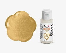Краситель гелевый Top Decor Блестящий Золото (лак) 25г