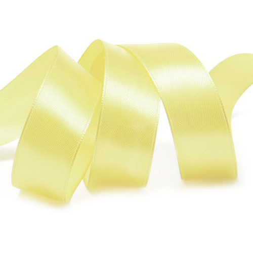 Лента атласная Светло-Желтый 20мм, 22 метра Лента атласная Светло-Желтый 20мм, 22 метра