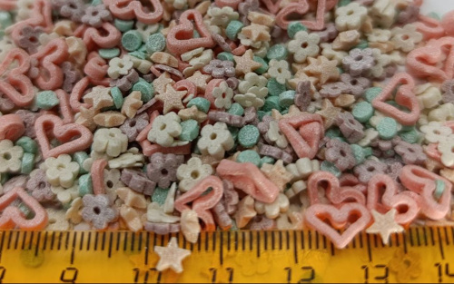 Посыпка сахарная перламутровый микс, 5 цветов, 50гр Посыпка сахарная перламутровый микс, 5 цветов, 50гр