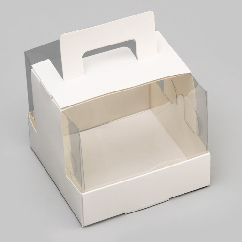 Упаковка под бенто торт, 11×11×10 см фото 3