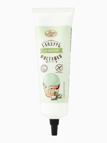 Помадка сахарная со вкусом фисташки в тубе, 120гр