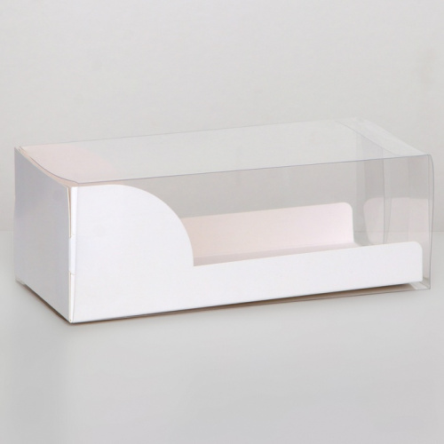 Коробка для рулета 17.5×9×6.5 см белая фото 3 Коробка для рулета 17.5×9×6.5 см белая фото 3