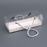Коробка для рулета 18,5 х 6,5 х 6,5 см белая