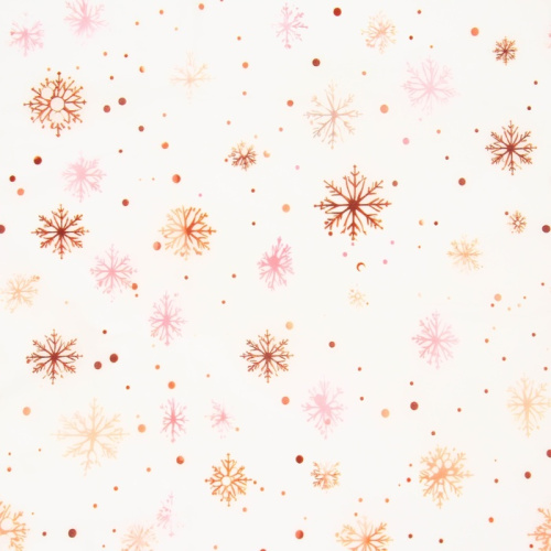 Бумага тишью Снежинки на белом, 50*66см Бумага тишью Снежинки на белом, 50*66см