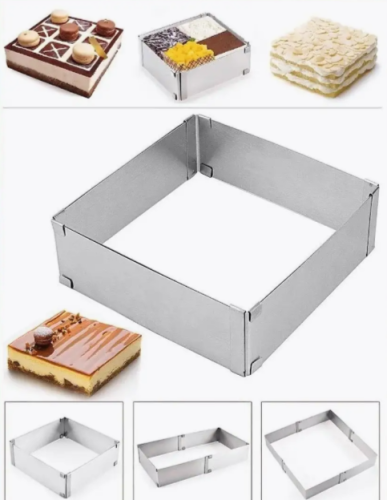 Форма для выпечки квадрат разъёмный от 15 до 28 см, высота 8 см Форма для выпечки квадрат разъёмный от 15 до 28 см, высота 8 см