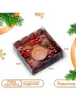 Коробка для печенья Волшебного Нового Года, 9*9*3см