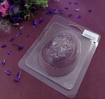 Форма для шоколада Яйцо Крестик 6,5*9см, пластик