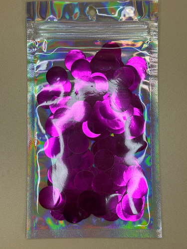 Конфетти Фуксия, 10гр фото 2 Конфетти Фуксия, 10гр фото 2