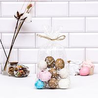 Пакет прозрачный для кулича Пасхальные зайчики, 20*35см