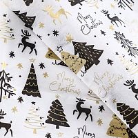 Бумага тишью Оленята, 50*66см