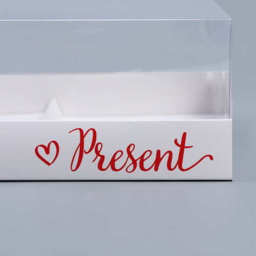 Коробка для муссовых пирожных «Present», 17.8 х 17.8 х 6.5 см фото 2