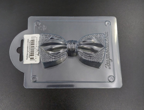 Форма для шоколада Бабочка Джентельмена 9*4,5см, пластик