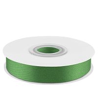 Лента атласная Изумрудно-зеленый, 12мм, 22 метра