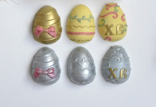 Набор из глазури Пасхальные яйца, 6 штук