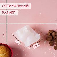 Силиконовый молд «Единорожка», 4,5×3,3×6 см, прозрачный
