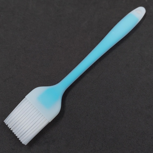 Кисть литая 20,5*3,5см, цветной полупрозрачный силикон