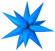 Шар 3D Звезда Синий