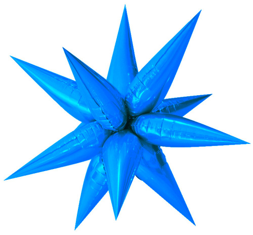 Шар 3D Звезда Синий Шар 3D Звезда Синий