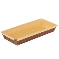 Форма бумажная Кекс Plumcake 235*89*35мм, жиростойкая