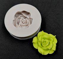 Молд Роза Японская 2Д, силикон 6*1,6см