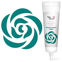 Краситель гелевый Top Decor Бирюзовый 100г