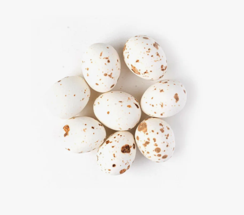 Драже яйца белые матовые в крапинку, 50гр