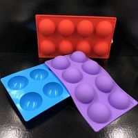 Форма для муссов Полусфера 55мм 8в1, силикон