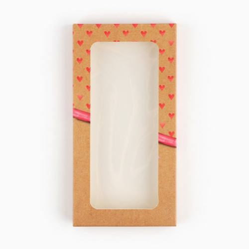 Коробка для шоколада «Только для тебя», с окном, 17.3 х 8.8 х 1.5 см фото 2