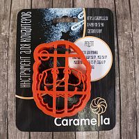 Вырубка с оттиском Дед Мороз, 8,5см