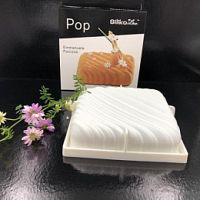 Форма Siliko Pop 162х162х46мм, белый силикон в уп