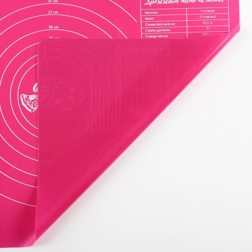 Силиконовый коврик для выпечки 50*40 фото 3