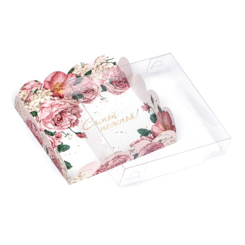 Коробка для печенья, «Самой нежной» 12×12×3 фото 2 Коробка для печенья, «Самой нежной» 12×12×3 фото 2