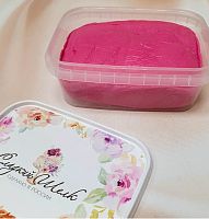 Мастика сахарная Сладкий шелк, фуксия, 250гр