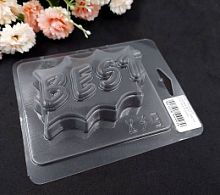 Форма для шоколада BEST, пластик 10,5*13см