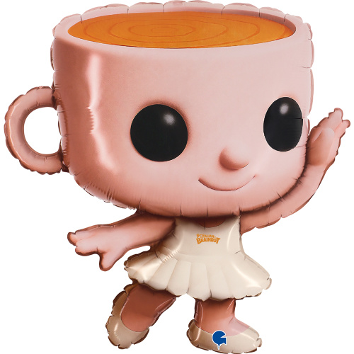 Воздушный шар фольгированный Фигура Балерина Капучино, 56см Воздушный шар фольгированный Фигура Балерина Капучино, 56см