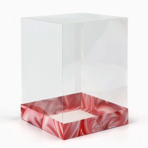 Коробка для торта 15x15x20 см фото 2 Коробка для торта 15x15x20 см фото 2