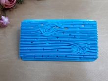 Оттиск для мастики Cake Shaped голубой "дерево" пластик