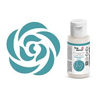 Краситель гелевый жирораст Top Decor Бирюзовый 25г