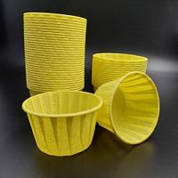 Капсулы с плотным краем 50*40 пергамент желтые 25шт