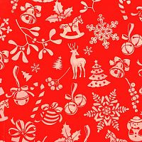 Бумага тишью С Новым Годом!, 50*66см