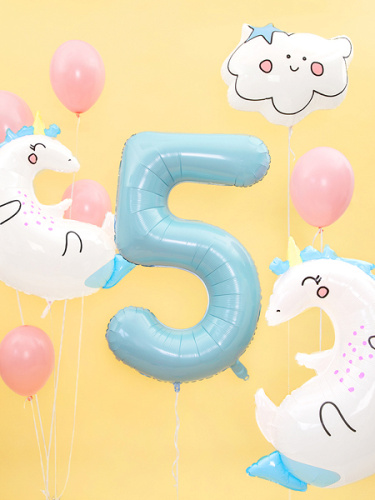 Воздушный шар фольгированный Фигура Маленькое облачко фото 2