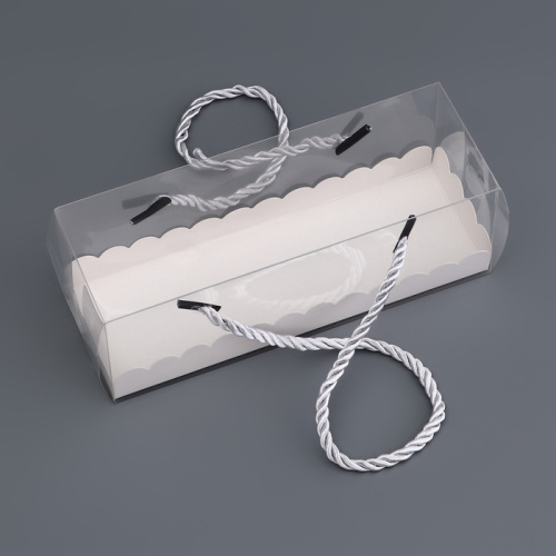 Коробка для рулета 18,5 х 6,5 х 6,5 см белая фото 3 Коробка для рулета 18,5 х 6,5 х 6,5 см белая фото 3