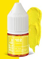 Краситель водорастворимый ArtColor Лимон 102, 12мл