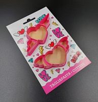 Вырубка Сердце 2шт, пластик