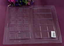 Форма для шоколада Плитка/Квадрат, 26,5*21см пластик