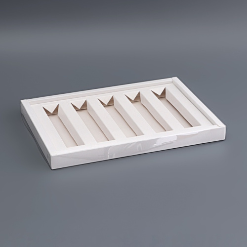 Коробка для 5 мини-батончиков, белая, 27.5×20×2.3 см фото 2