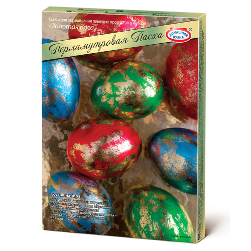 Набор для окрашивания яиц Перламутровая Пасха, в ассортименте фото 3