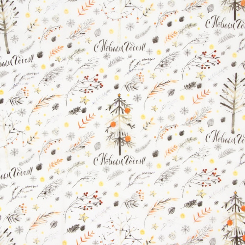 Бумага тишью Новогодняя Елочка, 50*66см Бумага тишью Новогодняя Елочка, 50*66см