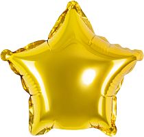 Шар микро звезда, золото, металлик